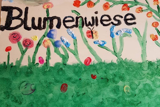 Wir säen eine Blumenwiese